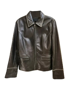 Womens​ Casual Soft Leather Biker Jacket