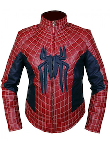 Leather clothing: The Amazing Spiderman 2 Leather Jacket