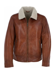 Mens Mariduena Nappa Leather Jacket