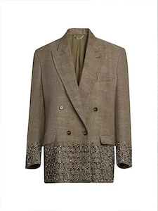 Taylor Swift Crystal Cage Oversized Blazer