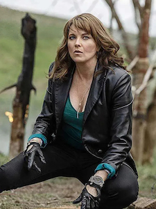 Lucy Lawless Ash vs Evil Dead Leather Jacket