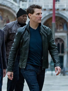 Mission Impossible Tom Cruise Leather Jacket