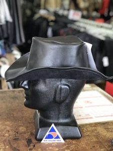 Leather clothing manufacturing: Cowboy hat