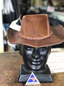 Leather clothing manufacturing: Cowboy with calf fur