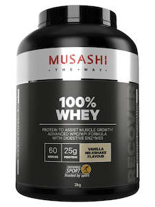 Musashi 100% whey 2KG (Two different flavours)