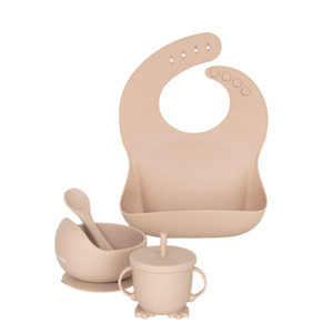 Silicone Feeding Set - Mocha