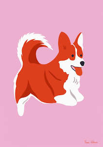 Corgi Art Print