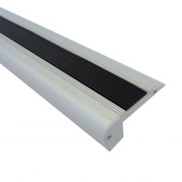 Aluminium Strip Light Channel - Rubber Tread Stair Nosing 1.5m