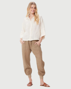 Suzy D Ultimate Linen Joggers