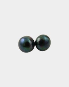 Kiwicarft Freshwater Pearl Studs Black