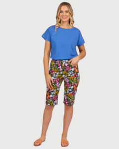 Vassalli Printed Lightweight Straight Leg Short