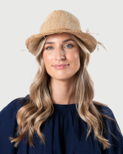 Stella & Gemma Fedora Hat with Raffia Bow