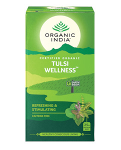 Tulsi Tea: Tulsi Wellness Tea Organic India