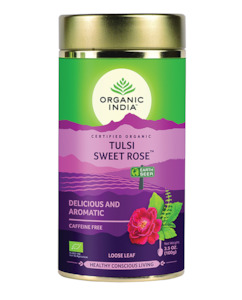 Tulsi Sweet Rose Loose Leaf Tea Organic India