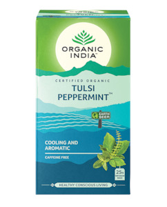 Tulsi Tea: Tulsi Peppermint Tea Organic India