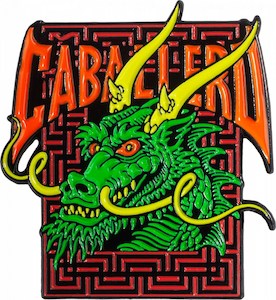 Powell Peralta Cab Street Dragon Green Lapel Pin