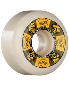 Wheels: Bones X-FORMULA - V6 Wide-Cut 99A - Black & Gold