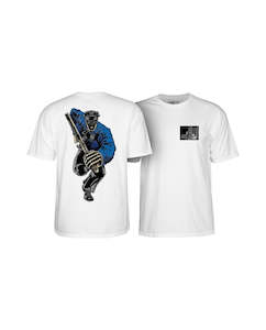 Powell Peralta - Chris Senn Police T-Shirt White