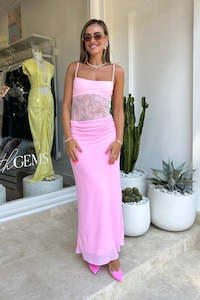 Benni Gabriel Maxi Dress Pink Sorbet