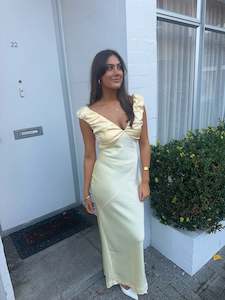 Rental of personal and household goods: RUBY Raquel Gown - Butter