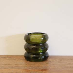 Verde Glass Candle Holder