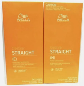 Hairdresser equipment wholesaling: Wella Creatine+ Straight It Kit 100ml