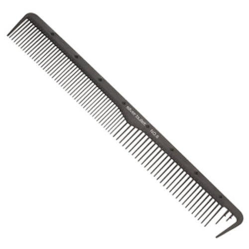 Silver Bullet Carbon Wide Teeth Cutting Hair Comb #6