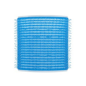 Hairdresser equipment wholesaling: Velcro Grip Rollers Light Blue 53mm