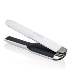 Hairdressing: ghd Unplugged Styler In White