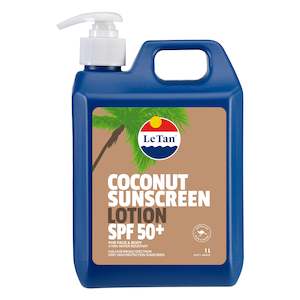 SPF50+ Coconut Sunscreen Lotion 1L