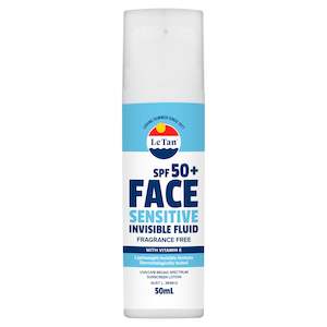 SPF50+ Sensitive Face Invisible Fluid 50ml