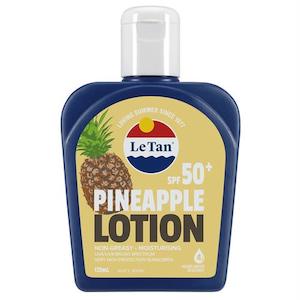 Sunscreen: SPF50+ Pineapple Sunscreen Lotion 125ml