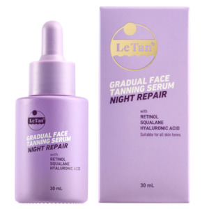 Tanning: Gradual Face Tanning Serum - Night Repair