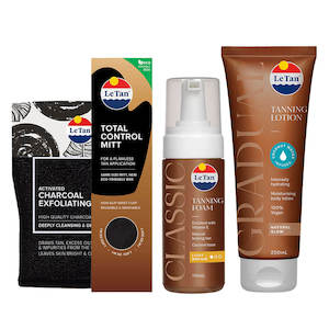 Exfoliate, Tan, Maintain (Light/Medium) Bundle