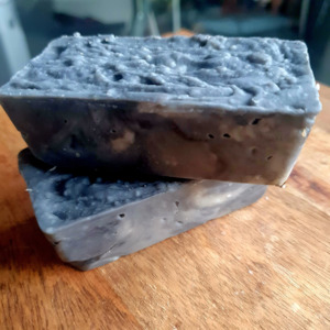 Charcoal shea butter soap