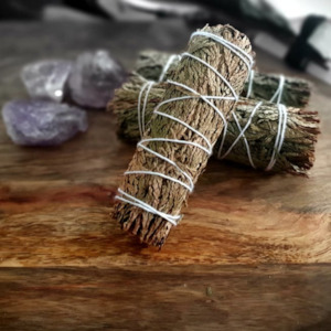 Cedar smudge stick