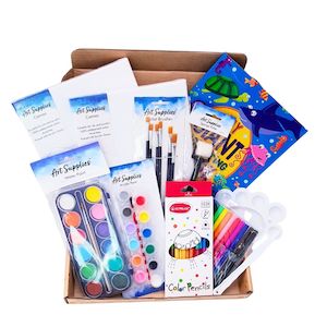 Art Supplies Box For Little Artist