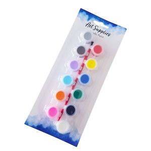 Internet only: 12 x Colour Acrylic Paint Set