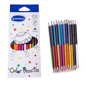 24 Colour - Dual Tip Colouring Pencils