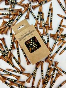 Premium Bamboo Golf Tees: Woodstock