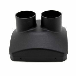 Air Outlet Hood Ø 2x43mm - 5kW Plastic Case