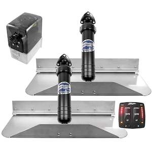 Bennett Hydraulic Trim Tab Systems: BENNETT 30 x 9 Trim Tab System with Electronic Indicator Control