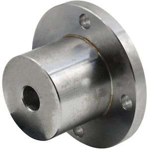 R D Steel Couplings: 202-026 R&D Solid Half Coupling Pilot Bored 4"