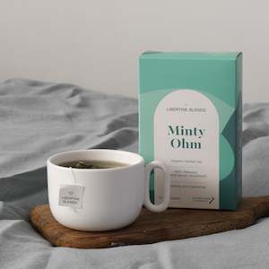 Tea wholesaling: Minty Ohm – mint, mānuka, lemon balm, rosemary