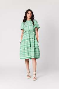 Clothing wholesaling: Wilder Dress - Emerald