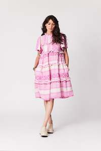 Clothing wholesaling: Wilder Dress - Magenta