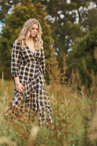 Sundance Dress in Plaid