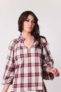 Dylan Blouse - Plaid