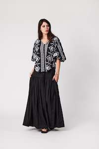 Navajo Skirt - Black