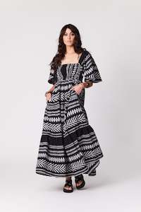 Rodeo Dress - Blk/wht - SAMPLE SALE